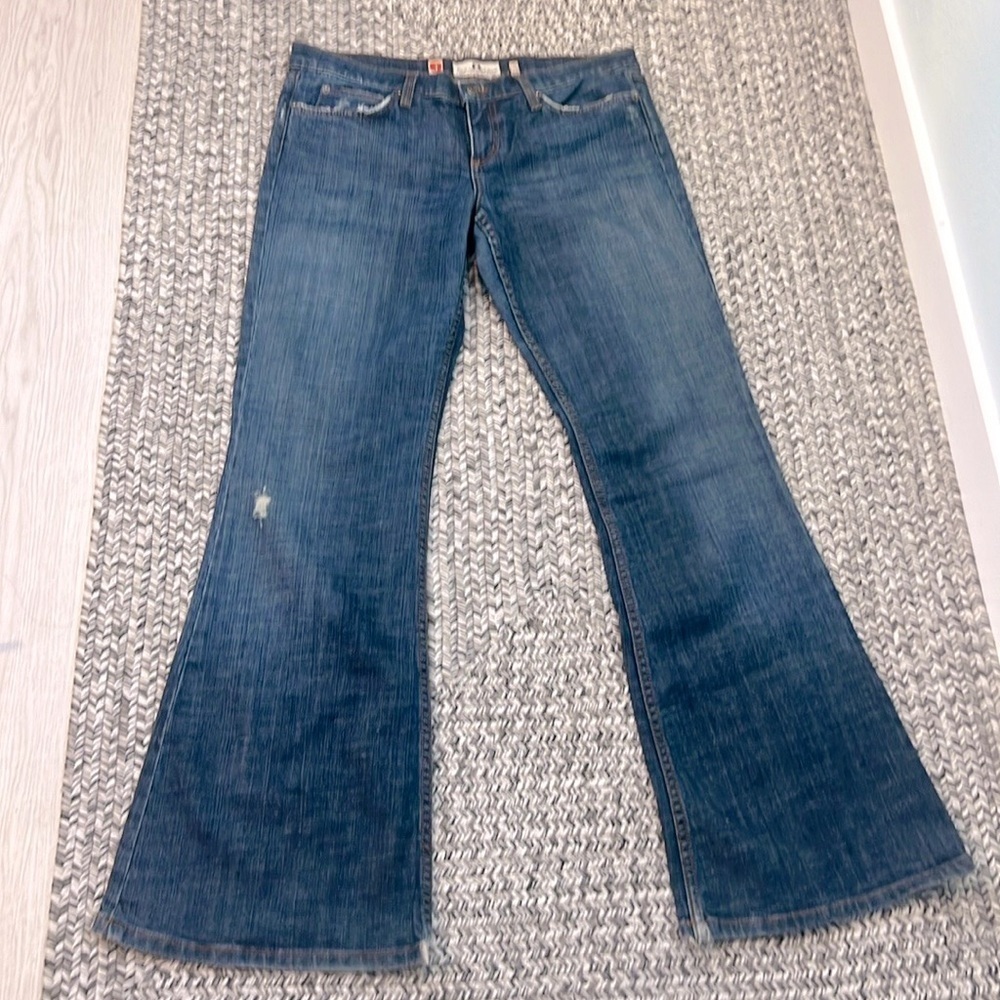 Y2K Juicy!Vtg Hip-HuggerJuicy Couture Jeans,Flared,Excellent Condition Size 31 - Picture 4 of 11
